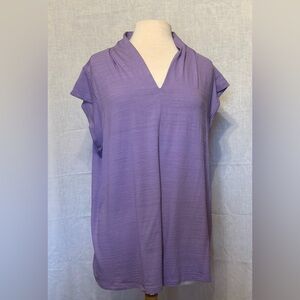 NWT J. Jill Light Purple Top/Tunic Top. Size XL